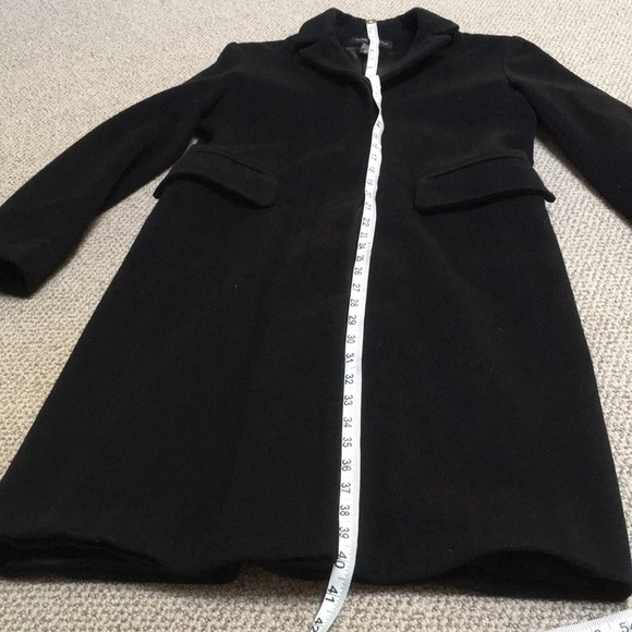 Club Monaco classic black wool coat - Picture 8 of 8